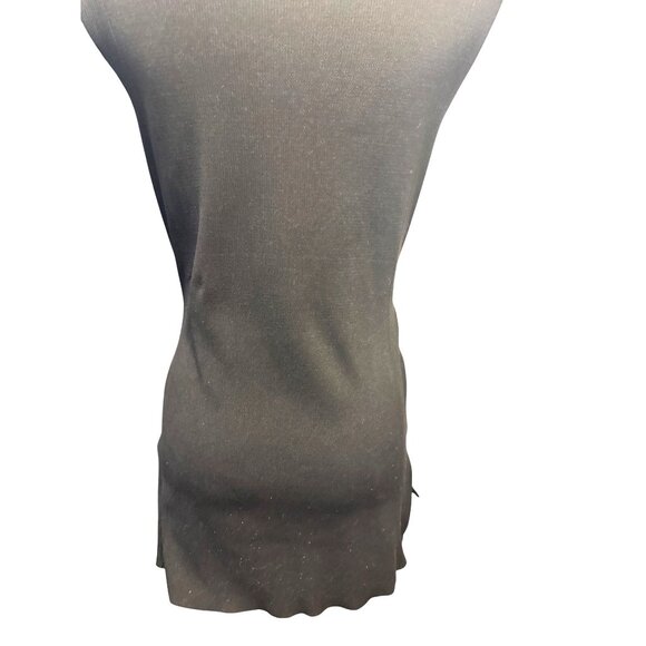 2/$30 Zara Small Knit Black Sleeveless Tunic Waist Tie - Picture 10 of 13